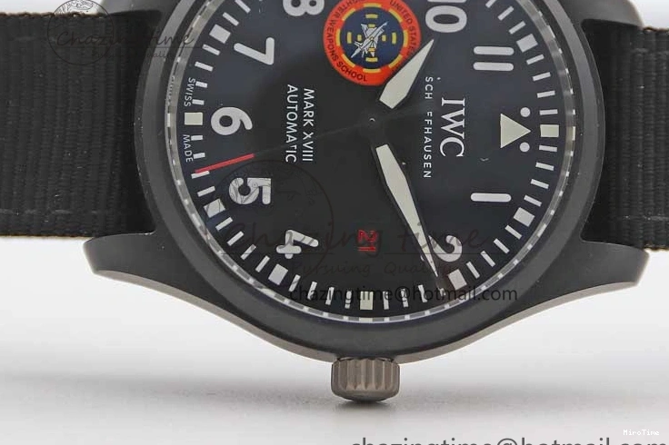 MIROTIME 0403 Mark XVIII ‘TOPGUN SFTI’ Ceramic M+F Best Edition Black Dial on Black Nylon Strap A MultiPurpose 7047